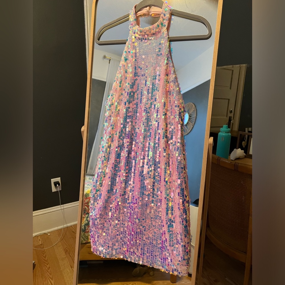 Altard state sequin pink dress